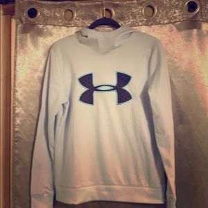 Under Armour women’s M hoodie, NWT- light blue!